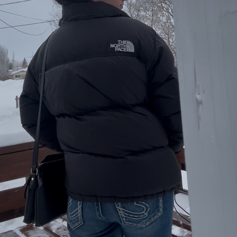 The North Face Nuptse Classic Black Puffer Coat - Picture 1 of 3